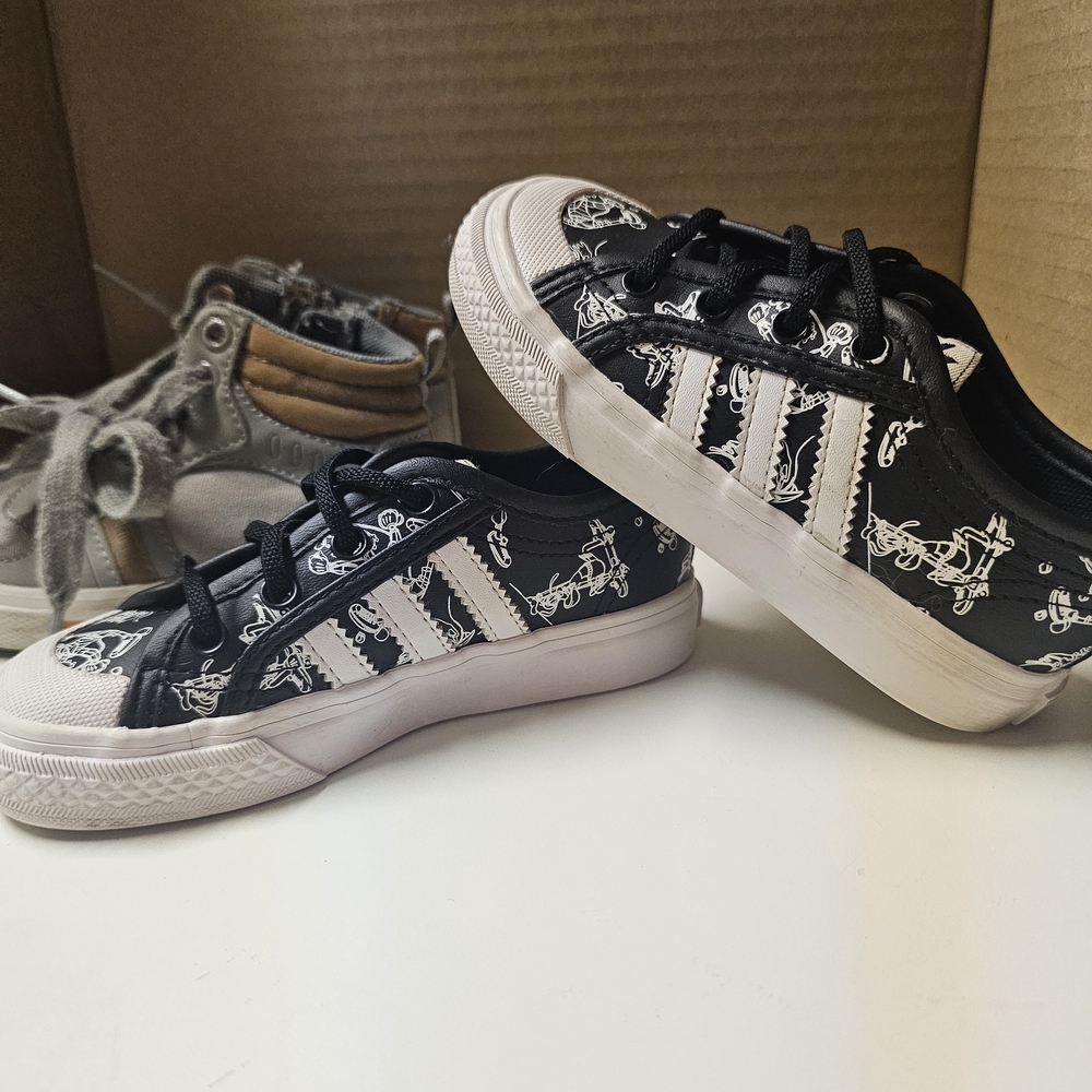 Adidas Nizza x Disney Sport Goofy Pack Black Big Kid's Athletic Shoes